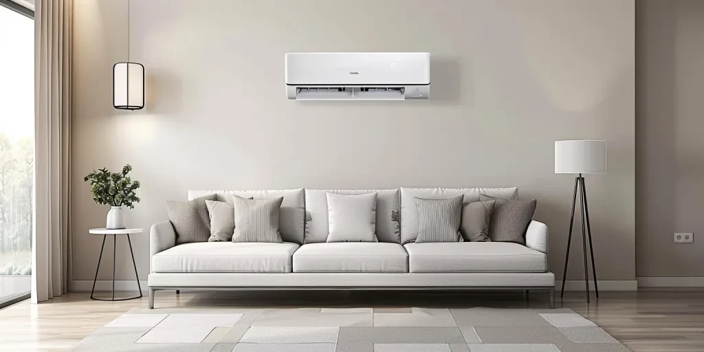 alibabareads 97429 A white air conditioner is hung on the wall 25c43bea 133d 4a5b 9479 fa87519d0661