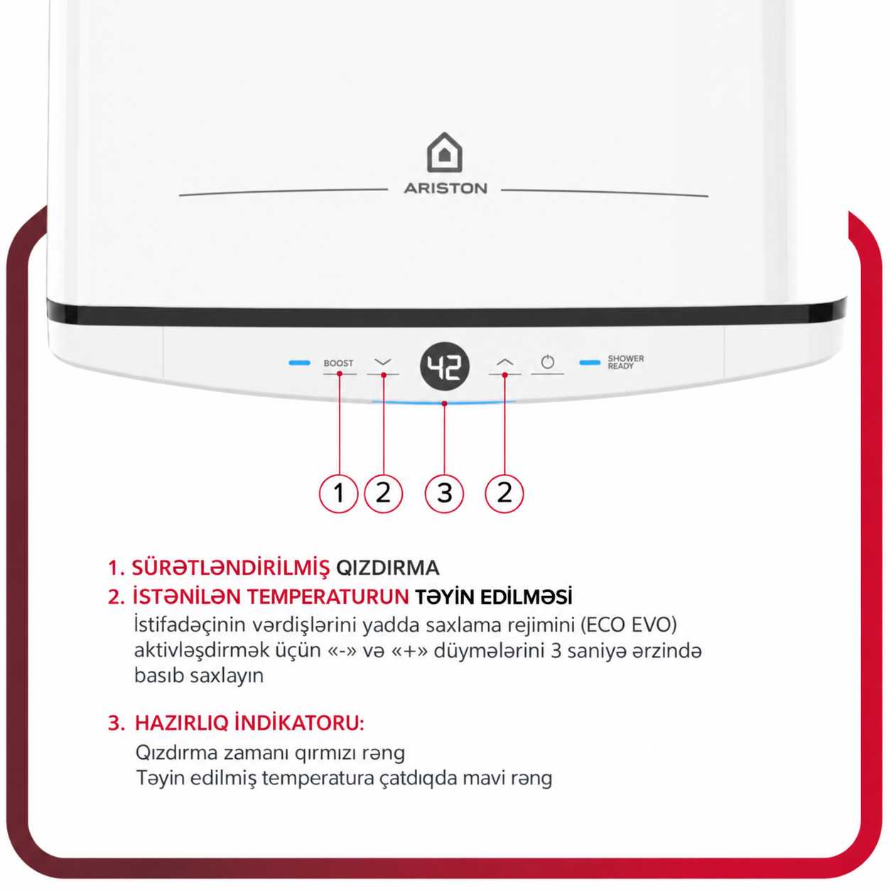 Ariston Velis Pro 100 EU elektrikli su qızdırıcısı Ariston Velis Pro 100 EU elektrikli su qızdırıcısı